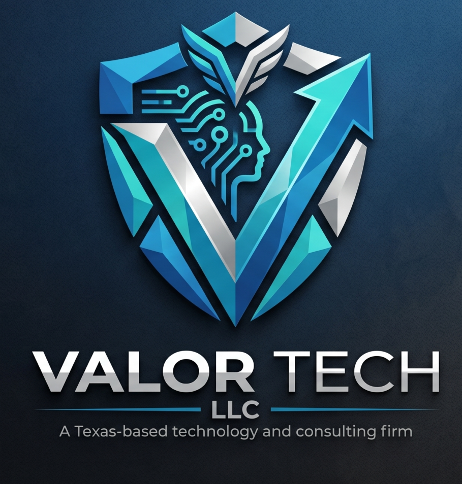 Valor Tech branded crest